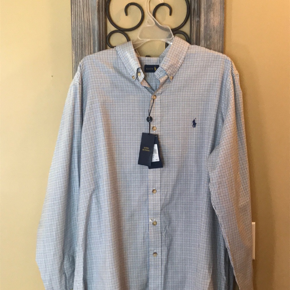 Men’s NEW XL Ralph Lauren button down dress shirt